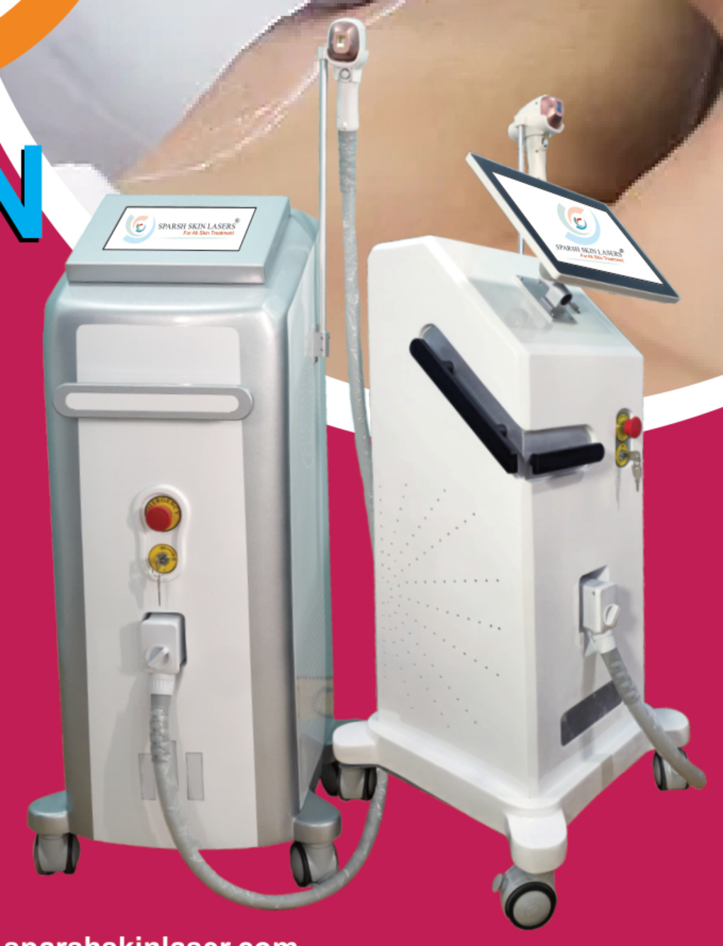 FUSION LAZE laser hair reduction machine